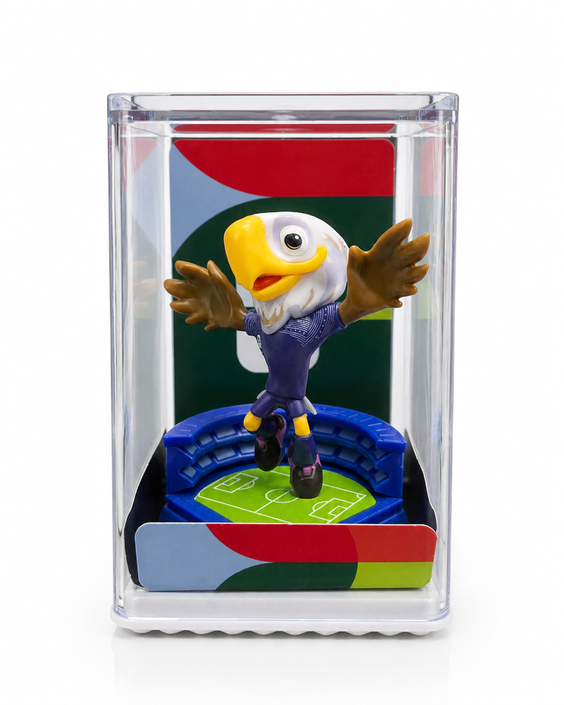 FIFA World Cup 2026™ Official Mascot Figurine Set – Clutch, Zayu & Maple | All 3 Host Nations | Licensed Collector Display Set with Cases